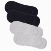 Ombre Men's foot socks 4-pack - grey-black OM-SOSS