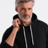 Ombre Men's hooded sweatshirt - black V OM-SSBN