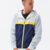 Ombre Men's hooded windbreaker jacket