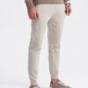 Ombre Men's jogger sweatpants - light beige