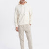 Ombre Men's kangaroo hooded sweatshirt - cream