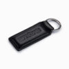 Ombre Men's key ring with snap hook - black