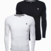 Ombre Men's longsleeve set with elastane - MIX 2