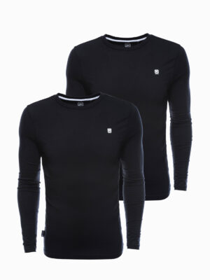 Ombre Men's longsleeve set with elastane - MIX 2