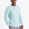 Ombre Men's mélange structured knit sweater - mint