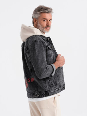 Ombre Men's mid-season jeans jacket