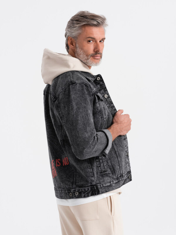 Ombre Men's mid-season jeans jacket