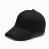 Ombre Men's one-color baseball cap - black