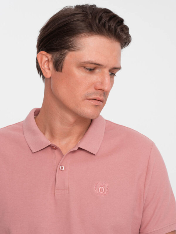 Ombre Men's pique knit polo shirt