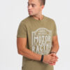 Ombre Men's printed cotton t-shirt