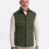Ombre Men's quilted sleeveless