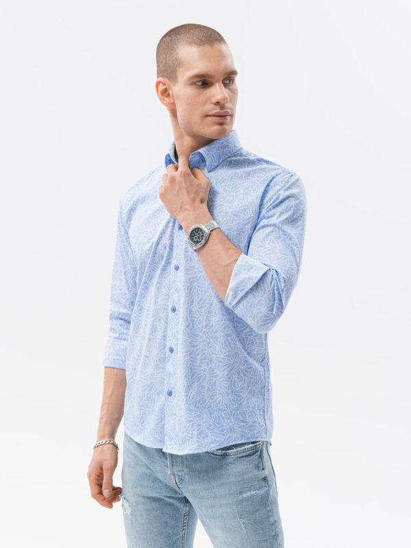 Ombre Men's shirt with long sleeves