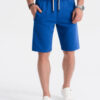Ombre Men's short shorts with pockets - blue