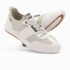 Ombre Men's slip-on structured fabric sneakers - sand
