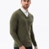 Ombre Men's sweater with white collar