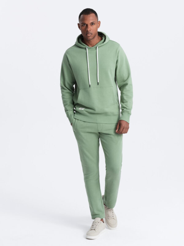 Ombre Men's tracksuit set pants + kangaroo sweatshirt