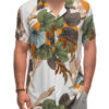 Ombre Men's viscose patterned short sleeve shirt OM-SHPS-0113