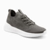 Ombre Męskie buty sneakersy wsuwane wykonane z lekkich materiałów - khaki
