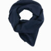 Ombre Monochrome men's scarf with tassels - navy blue