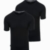 Ombre Set of men's t-shirts with round neckline