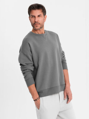 Ombre Unisex classic sweatshirt with round neckline - grey