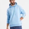 Ombre Unisex sweatshirt with hood and pockets - blue