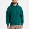 Ombre Unisex sweatshirt with pockets and hood - dark green