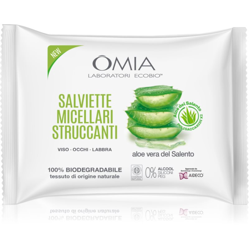 Omia Laboratories Aloe Vera del Salento sminklemosó kendő 20 db-Ár