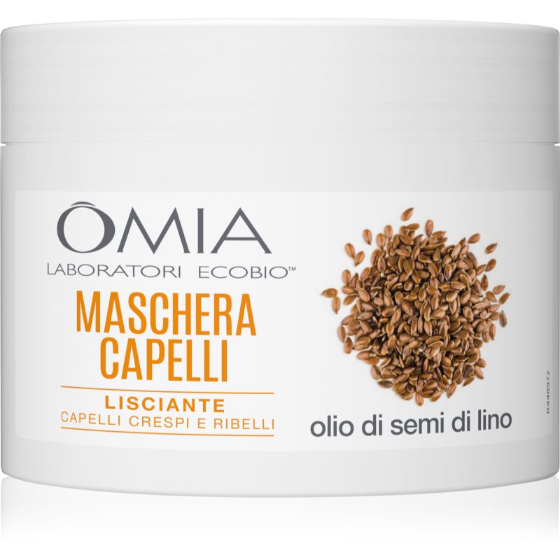 Omia Laboratories Olio di Semi di Lino tápláló maszk dús és rakoncátlan hajra 250 ml
