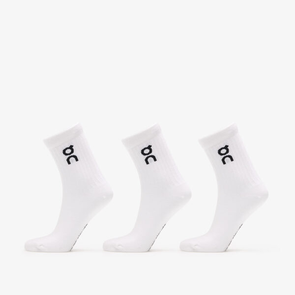 On Logo Sock High 3-Pack White XS-alacsony-ár