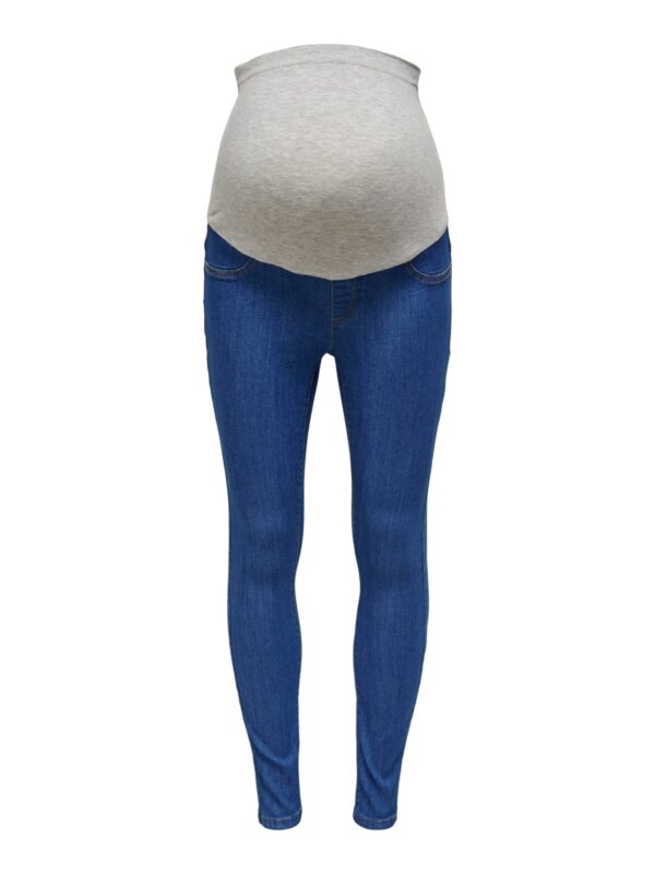 Only Maternity Jeggings 'Rain'  kék farmer / fehér-hu
