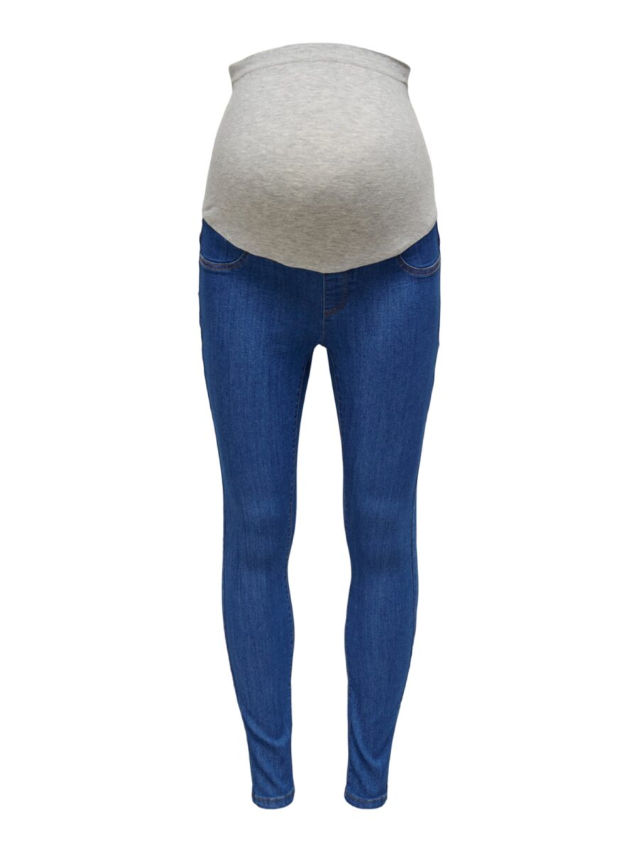 Only Maternity Jeggings 'Rain'  kék farmer / fehér-hu
