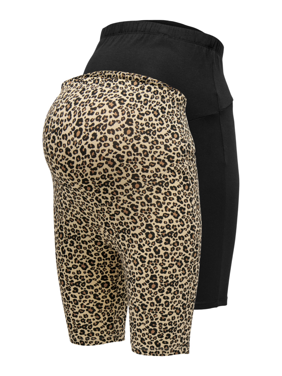 Only Maternity Leggings 'OLMLOVELY'  barna / világosbarna / fekete-Hungary