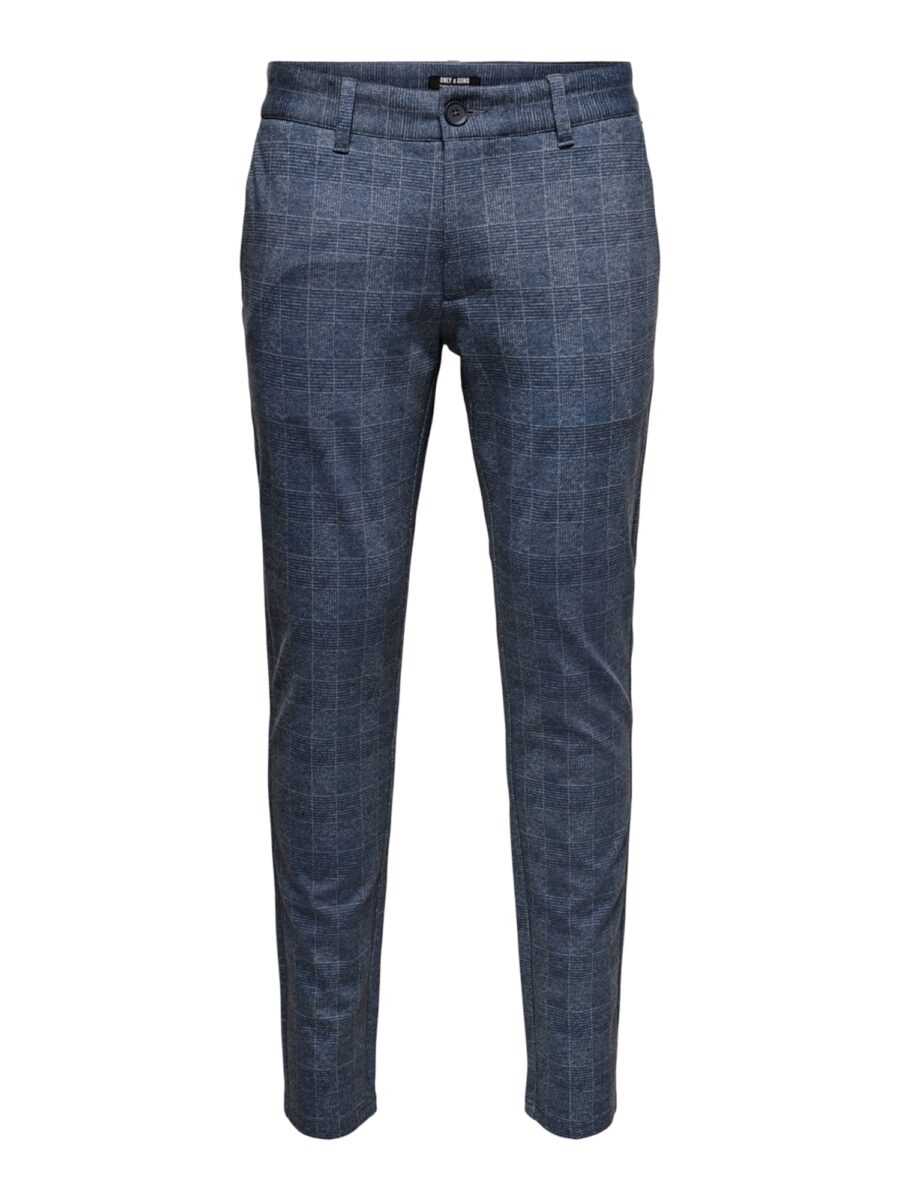 Only & Sons Chino nadrág 'ONSMark'  tengerészkék / éjkék / fehér-hu