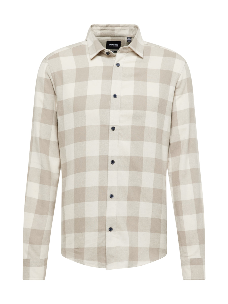 Only & Sons Ing 'Gudmund'  taupe / gyapjúfehér-Ár