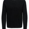 Only & Sons Pulóver 'Panter'  fekete-hu