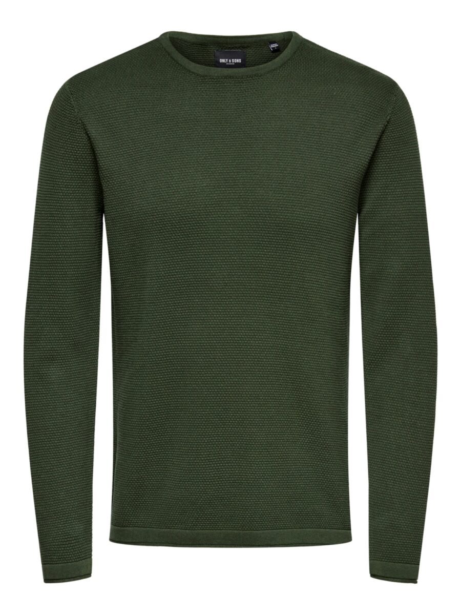 Only & Sons Pulóver 'Panter'  sötétzöld-hu