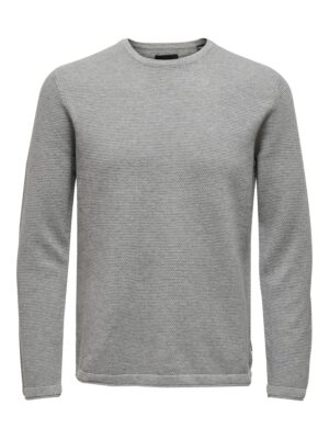 Only & Sons Pulóver 'Panter'  szürke-hu