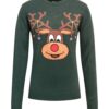 Only & Sons Pulóver 'XMAS'  kék / barna / világosbarna / sötétzöld / piros-hu