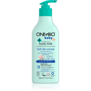 OnlyBio Baby Hypoallergenic hipoallergén testápoló tej gyermekeknek születéstől kezdődően 300 ml-Ár