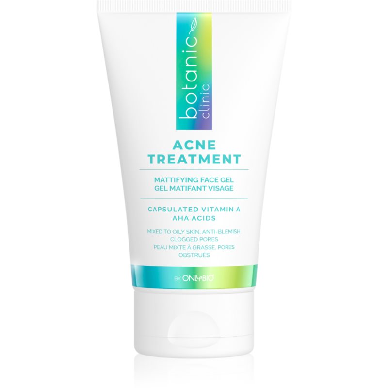 OnlyBio Botanic Clinic Acne Treatment mattító tisztító gél zsíros és problémás bőrre 150 ml