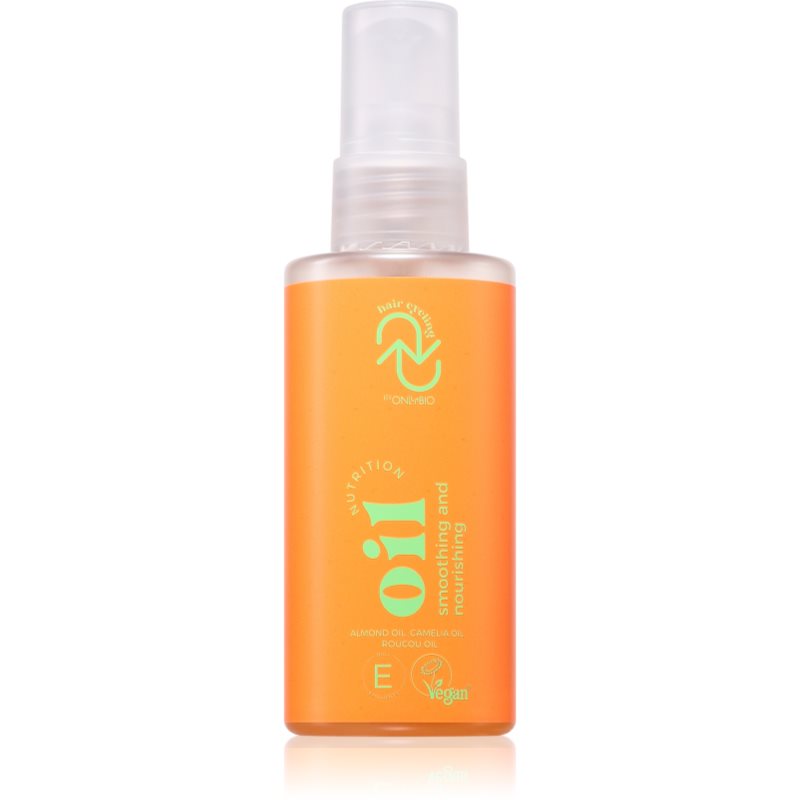 OnlyBio Hair Cycling Nutrition tápláló olaj hajra a fénylő és selymes hajért 70 ml-ár