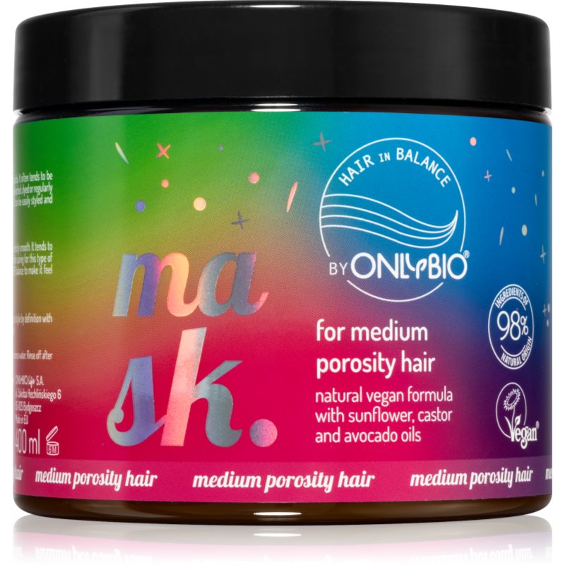 OnlyBio Hair in Balance tápláló maszk száraz hajra 400 ml-Ár