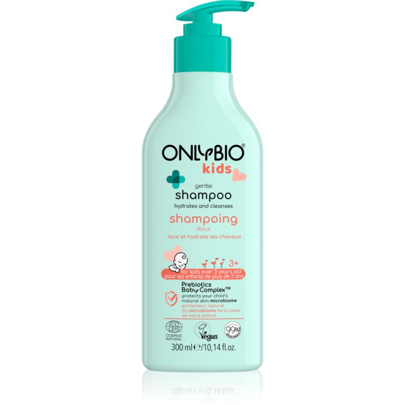 OnlyBio Kids Gentle finom állagú sampon gyermekeknek 3 éves kortól 300 ml-Ár