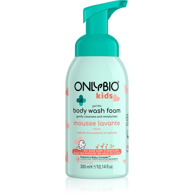 OnlyBio Kids Gentle tisztító hab gyermekeknek 3 éves kortól 300 ml-Ár