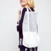 Openwork bag white