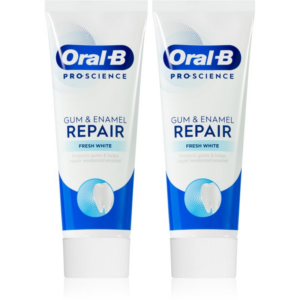 Oral B Gum & Enamel Repair Fresh White fogkrém a friss lehelletért 2x75 ml-Ár