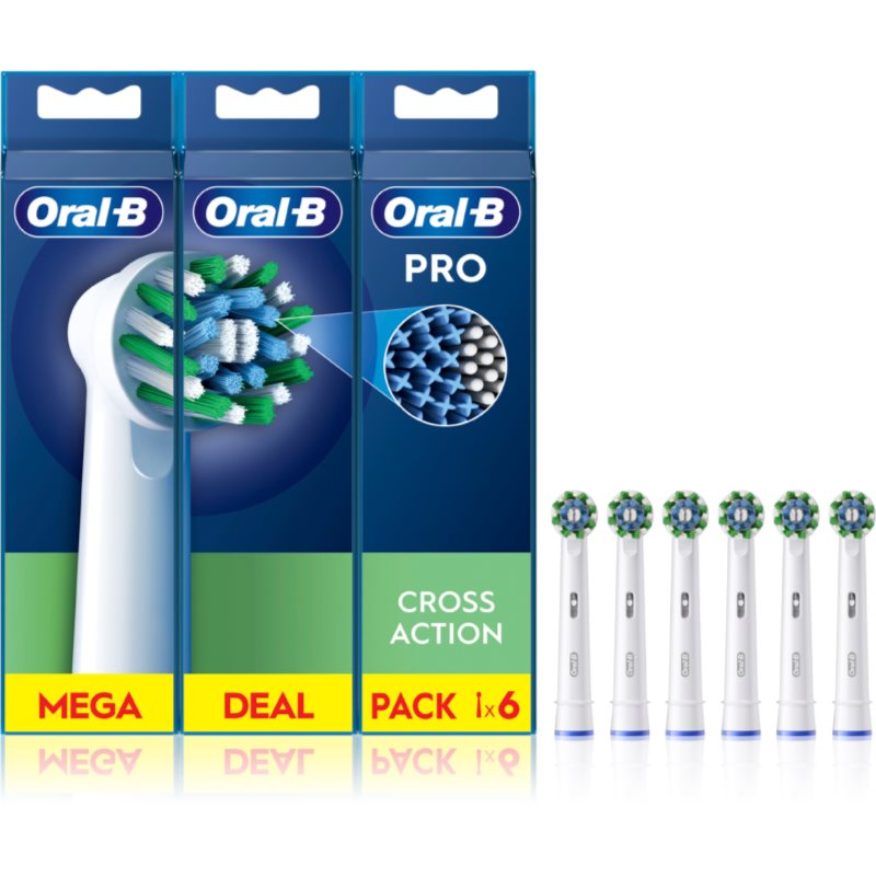 Oral B PRO Cross Action csere fejek a fogkeféhez 6 db-Ár