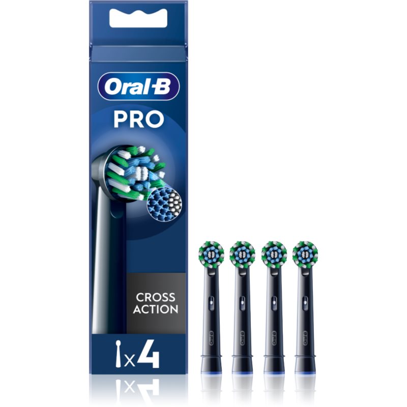 Oral B PRO Cross Action csere fejek a fogkeféhez Black 4 db-Ár