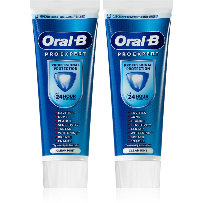 Oral B Pro Expert Professional Protection fogkrém a fogíny védelmére 2x75 ml-Ár